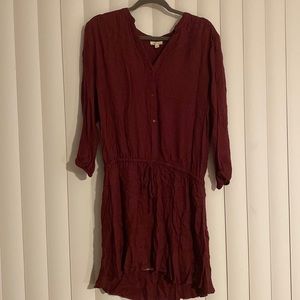 Soft Joie Burgundy Dress - Size L